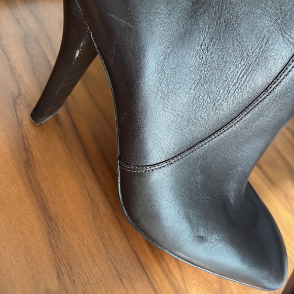 Espresso Leather Tall Boots - Picture 14 of 15